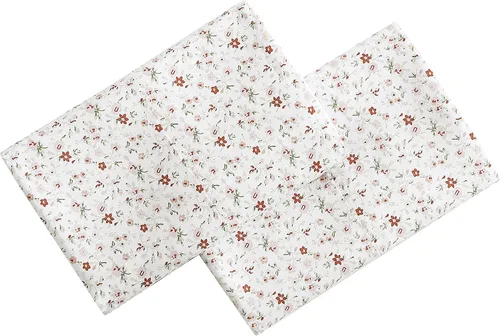 Vista 3 de Laura Ashley Inicio - Juego de funda de almohada estándar, ropa de cama de satén de algodón, suave y resistente a las arrugas (Evie Yellow, 2 piezas)