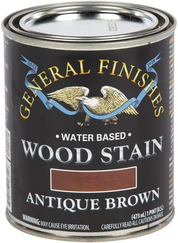 Vista 56 de General Finishes - Tinte para madera a base de agua, 1 cuarto de galón, cereza negra