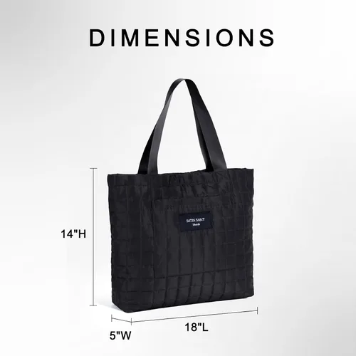 Vista 2 de Large Tote Bag for Women Travel Tote Bag SATIN SAINT lifestyle Women Tote Bags for Work Daily Womens Bags Beach Bag
