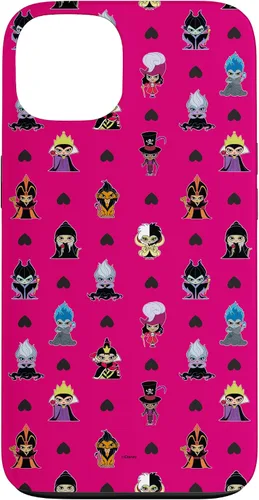 Vista 7 de iPhone 16 Disney Villains Anti-Love Cute Black Heart Valentine’s Day Case