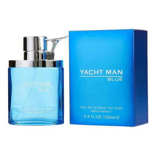 Vista 4 de Myrurgia Yacht Man Blue Eau de Toilette Spray de 3.4 onzas y PB Parfums Belcam Blue Depths Eau de Toilette Spray corporal inspirado en agua fría