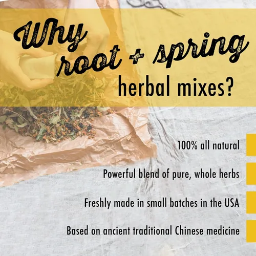 Vista 6 de root + spring Detoxication Yeet Hay Classic - Mezcla de sopa de hierbas chinas – Caldo de hueso Boost con paquete base de sopa de hierbas