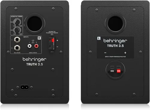 Vista 4 de Behringer Monitores de estudio TRUTH 3.5 BT Audiophile de 3.5" con conectividad Bluetooth y tecnología avanzada de guía de ondas.