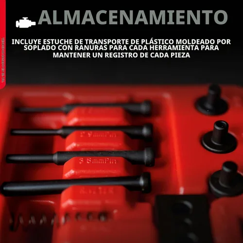 Vista 3 de ABN Kit de herramientas para romper cadenas con estuche de almacenamiento, herramienta de extracción de remaches y eslabones de cadena de rodillos
