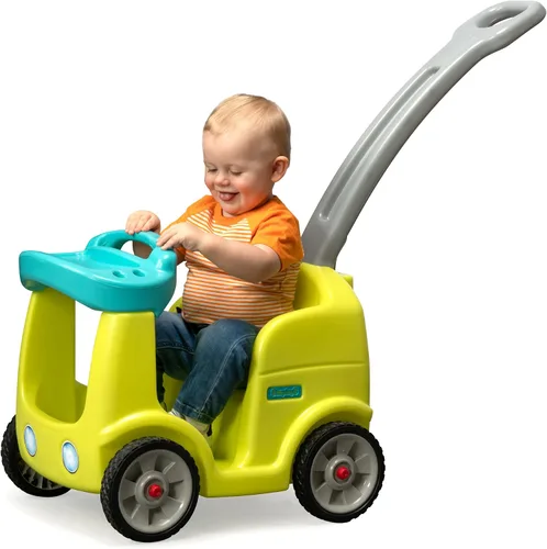 Vista 9 de Simplay3 Roll and Stroll - Auto de empuje silencioso para niños pequeños, con cinturón de seguridad, para niños de 1.5 a 4 años, azul