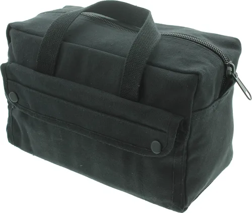 Vista 12 de Bolsa de herramientas de lienzo resistente, bolsa de transporte de campo militar, bolsa de almacenamiento de suministro de propósito general