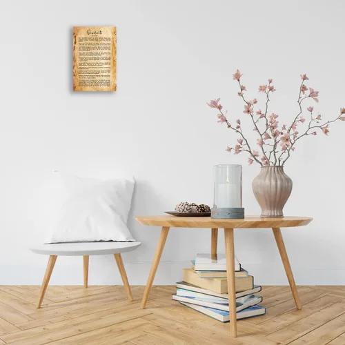 Vista 4 de Desiderata - Póster de poema enmarcado, imágenes motivacionales, impresiones retro, citas de literatura, arte de pared para decoración del hogar