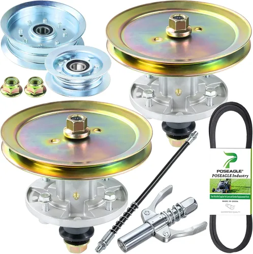 Vista 14 de GY21098 Conjunto de husillo para cubiertas John Deere D110 D105 A2 1xHusillo+1xGX20367