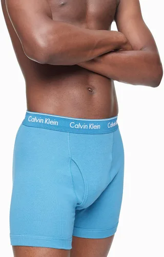 Vista 4 de Calvin Klein - Calzoncillos tipo bóxer de algodón para hombre, paquete múltiple