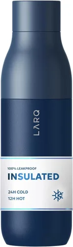 Vista 12 de LARQ Bottle Twist Top - Botella de agua aislada de acero inoxidable de 17 onzas, sin BPA, botella de agua reutilizable para campamento, oficina
