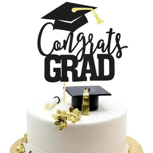 Vista 34 de Arthsdite 1 pieza Adorno para Tarta de Felicitación - Adorno de Tarta de Graduación - 2025 Suministros de Decoración para Fiesta de Graduación