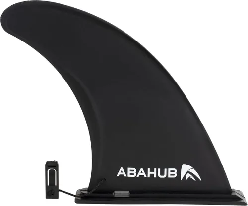 Vista 14 de Abahub Aleta central única SUP de 9/10 pulgadas con 1 tornillo de aleta sin herramienta, aletas de repuesto de SUP reforzadas con fibra de vidrio
