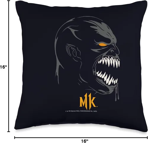 Vista 4 de Mortal Kombat 11 Baraka - Cojín (16.0 x 16.0 in), multicolor