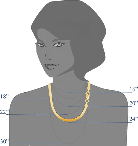 Vista 3 de Jewelry Affairs Collar de cadena de espiga imperial de oro macizo amarillo de 14 k, 0.185 in
