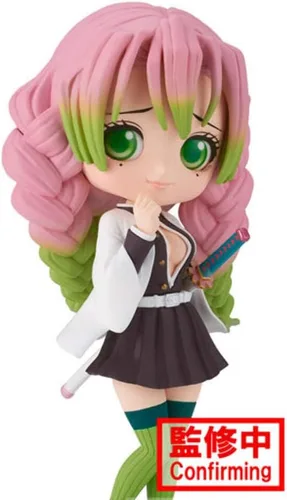 Vista 2 de Banpresto - Demon Slayer: Kimetsu no Yaiba - Mitsuri Kanroji (Versión A), Bandai Spirits Q posket 14 cm (Paquete de 1)