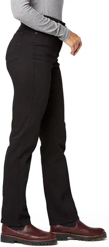 Vista 2 de Levi Strauss Signature Gold Recta de talle alto para mujer (estándar y extragrande)