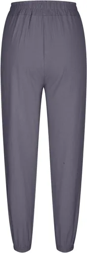 Vista 6 de Pantalones deportivos de pierna ancha para mujer, pantalones harén de algodón y lino, pantalones holgados sólidos para entrenamiento y correr
