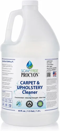 Vista 10 de Procyon - Limpiador concentrado para alfombras y tapicería, solución de limpieza profesional para mascotas, tierra y familia, para tela y muebles