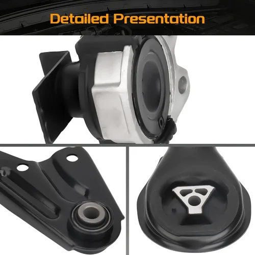 Vista 6 de Juego de soportes de motor y montaje de transmisión compatible con Mazda 3 2004-2009 2.0L, Mazda 3 2004-2009 2.3L (sin Turbo) Reemplazo # A5312