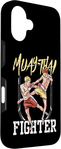 Vista 3 de iPhone 16 Muay Thai Fighter Martial Arts Hobby Boxing Case