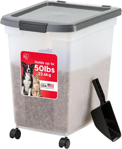 Vista 12 de Iris Contenedor para alimento de perro de estructura hermética, Individual, Negro