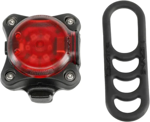 Vista 5 de LEZYNE Zecto Drive 200+ - Luz trasera LED impermeable IPX7 recargable por USB, con múltiples modos de sólido y flash, correa de montaje de goma