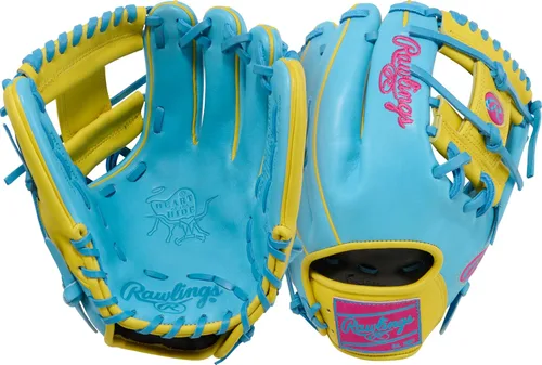 Vista 25 de Guantes de béisbol Heart of the Hide 2026 Top Grade US Steerhide Negro/Menta Pro H Web