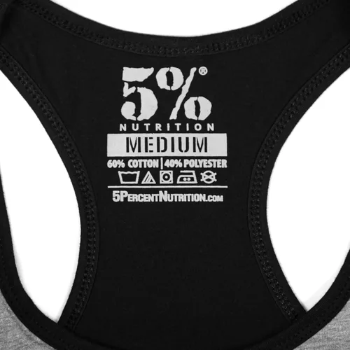 Vista 3 de 5% Nutrition Rich Piana - Camiseta sin mangas de entrenamiento para mujer