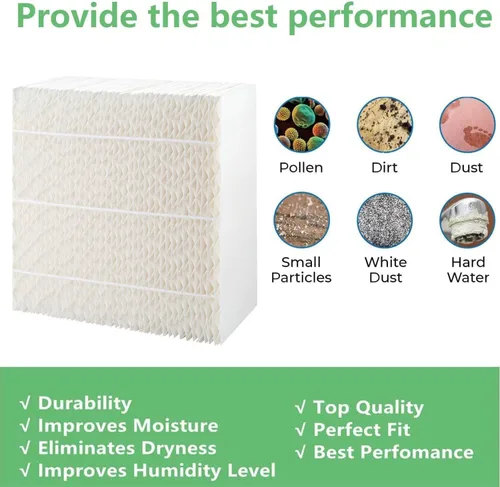 Vista 5 de 1 paquete de 1043 filtro de mecha humidificador de repuesto para Essick Air AIRCARE EP9500 EP9700 EP9800 EP9R500 EP9R800 821000 826000 826800