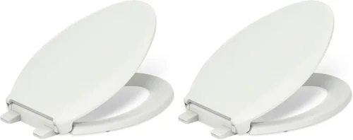 Vista 58 de KOHLER 4639-RL-0 Cachet ReadyLatch Asiento de inodoro redondo con cierre suave, color blanco