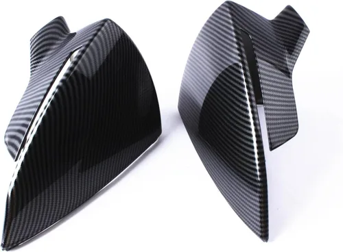 Vista 3 de Cubierta de espejo retrovisor lateral negro para Seat Leon MK3 2013-2020 Ibiza MK5 Arona 2017-2018