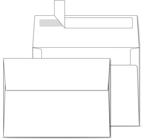 Vista 10 de Ohuhu Sobres blancos imprimibles A2, paquete de 500 sobres autoadhesivos A2 de 4-3/8 x 5-3/4 pulgadas para tarjetas de 4.25 x 5.5 pulgadas, tarjetas
