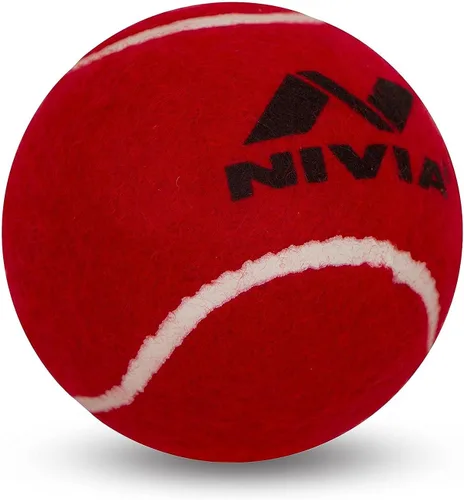 Vista 2 de Nivia Pelota de tenis pesada para críquet (paquete de 12)