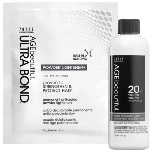 Vista 8 de AGE beautiful Permanent Powder Hair Lightener with Ultra Bond Building Formula, Lifts Up to 9+ Levels, Strengthens & Protects Hair, Professional for