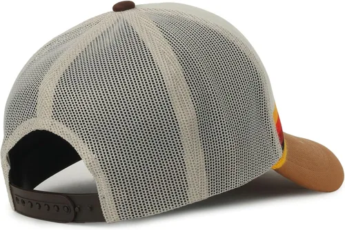Vista 4 de Gorra de camionero con diseño de montaña blanca para Jeep