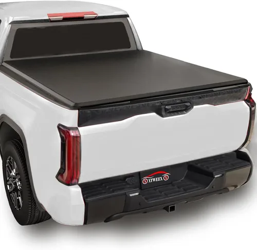Vista 14 de Cubierta rígida de tres pliegues para Toyota Tundra 2000-2006 con caja de 6.5 pies Hard Truck Bed Cover, Not for Stepside, Fleetside, Waterproof