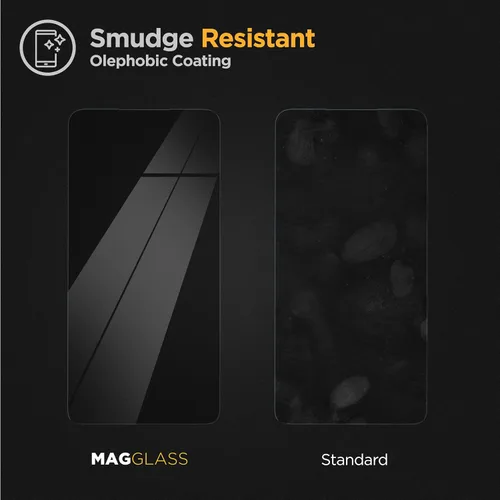 Vista 6 de magglass Paquete de 2 protectores de pantalla para Google Pixel 6a, vidrio templado templado (compatible con sensor de huellas dactilares)