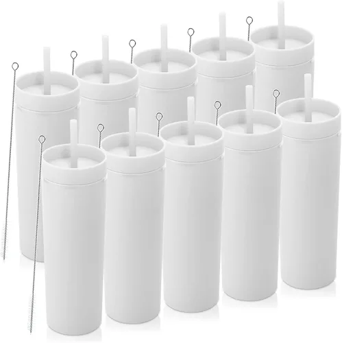 Vista 37 de Volhoply Vasos delgados de plástico de 20 onzas