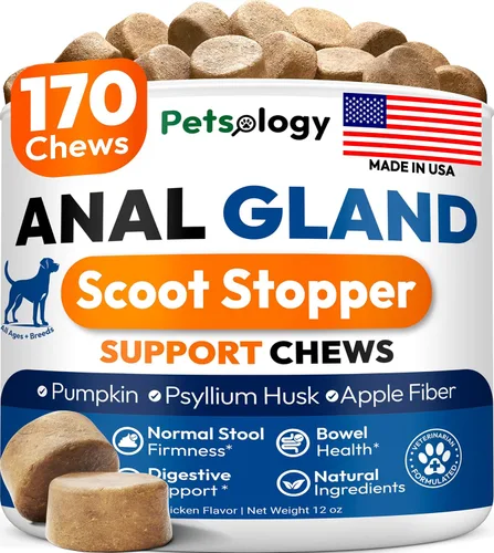 Vista 11 de (Paquete de 2) Probióticos para Perros - 340 Masticables Probióticos para Perros - Enzimas Digestivas y Prebióticos - Apoyan la Salud Intestinal