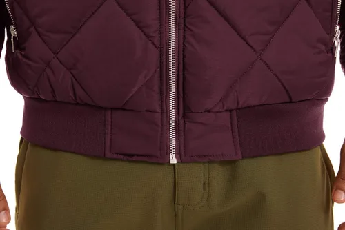 Vista 7 de MAGNIVIT Chaqueta bomber acolchada para hombre, ajuste clásico, cálido acolchado para invierno