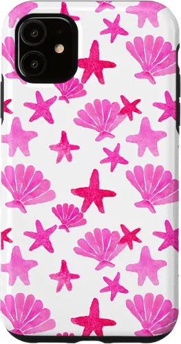 Vista 8 de Coastal Granddaughter Preppy Shells Starfish Ocean Nautical Case for iPhone 17