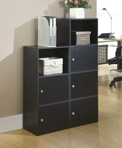 Vista 7 de Convenience Concepts Xtra Storage, armario de 1 puerta, color negro