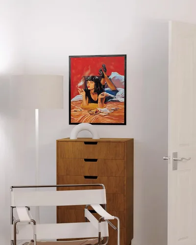 Vista 5 de HAUS AND HUES Póster de escena de película para habitación estética de los años 90, arte de pared de película retro, arte de mercancía, decoración
