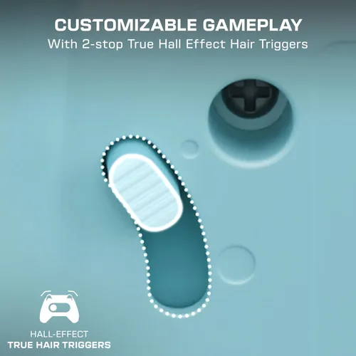 Vista 4 de Turtle Beach Rematch Advanced Wired Gaming Controller Licensed for Xbox Series X S, Xbox One, Windows PC - Glow, Remappable Buttons, Hair Triggers