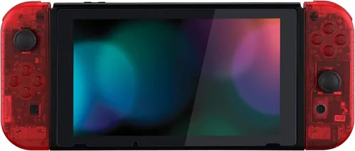 Vista 8 de eXtremeRate - Placa trasera para Nintendo Switch Console NS Joycon con carcasa de mando de mano con botones de juego completo carcasa de repuesto