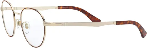 Vista 3 de Persol PO2460V - Marcos redondos para gafas graduadas, Lente plateadonegrodemostración