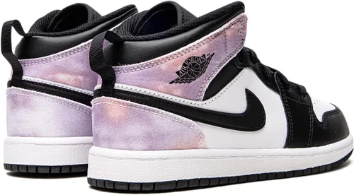 Vista 3 de Jordan Preescolar 1 Mid Se PS DM6215 001 - Talla 11.5C, NegroBlanqueado Coral-Blanco