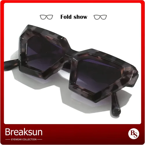 Vista 4 de Gafas de sol de ojo de gato con montura gruesa para mujer, estilo vintage, de moda, estilo retro