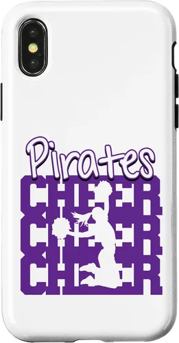 Vista 5 de Pirates Cheer Back to School Cheerleading Spirit P Case for iPhone XR
