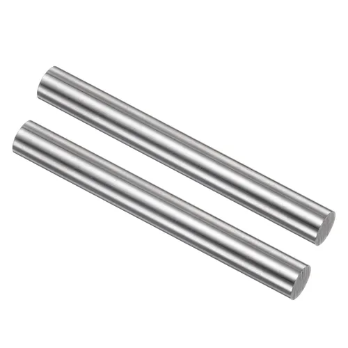Vista 16 de uxcell 2 piezas varillas de metal redondas de acero, 2 mm x 200 mm de acero de alta velocidad (HSS) barra de torno herramienta, para eje engranaje